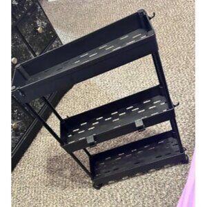 New Slim Rolling Storage Cart, 3 Tier Bathroom Storage Organizer Laundry